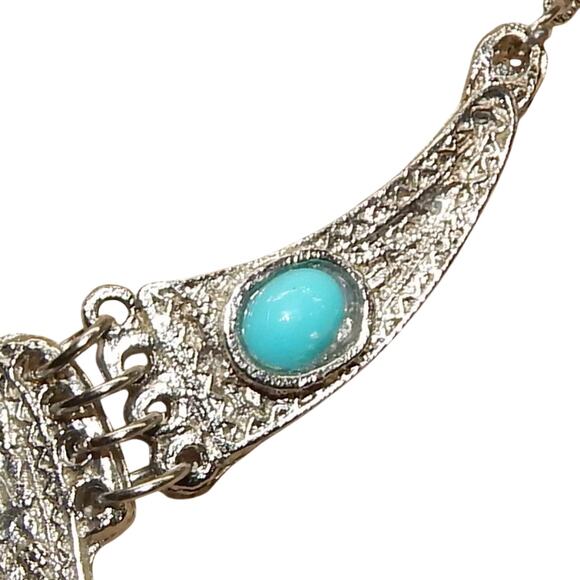 BoHo Decorative Faux Turquoise Choker ~ Jerusalem - Picture 4 of 10